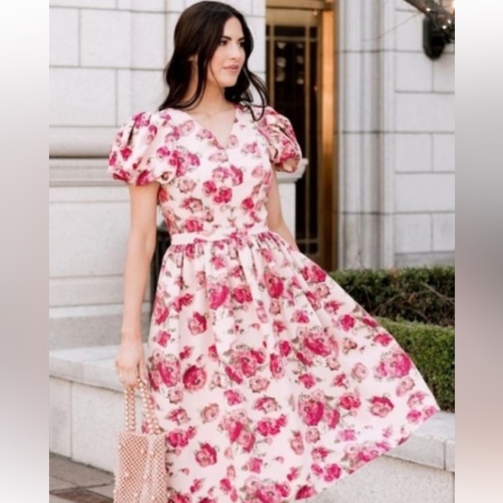 NWT Rachel Parcell Floral Dress size 8